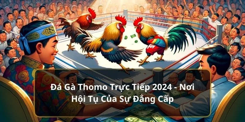 Đá gà Thomo là trò chơi được yêu thích bởi lối đá cực hấp dẫn, sôi động